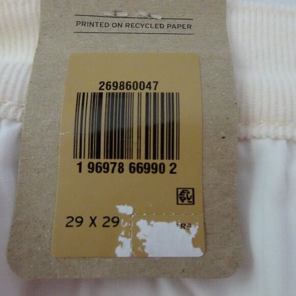 Levi's Corduroy Pants Mom Jeans Women's Size 29x29 Ivory Cords 1980's - Picture 9 of 11